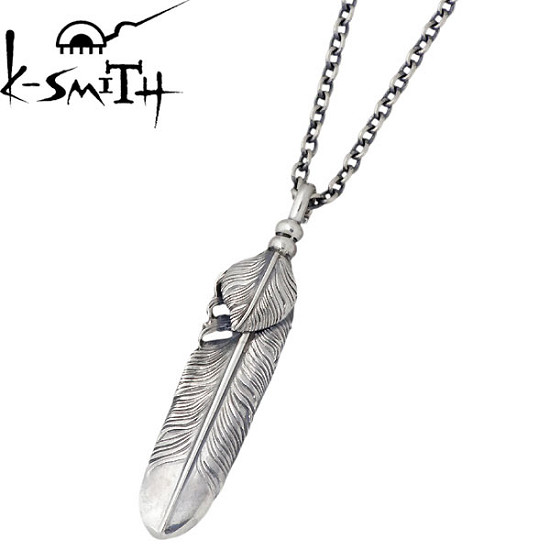 【ポイント2倍!マラソン期間中!】 ケースミス K-SMITH ハートフェザー シルバー ネックレス アクセサリー シルバー925 スターリングシルバー KI140-2-AZ-0545