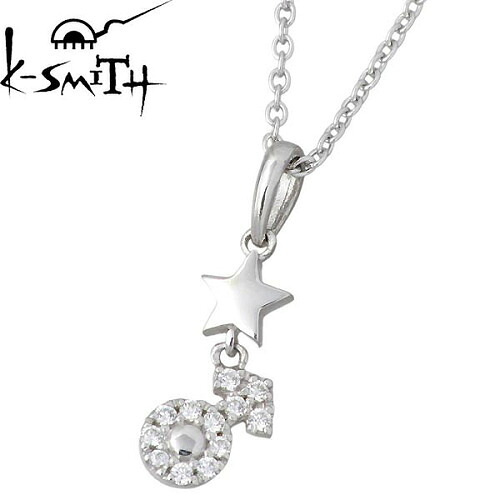 【ポイント2倍!マラソン終了まで】 ケースミス K-SMITH 惑星 シルバー ネックレス アクセサリー キュービック 火星 シルバー925 スターリングシルバー KS-00100|Baby・Sies(ベイビー・シーズ)