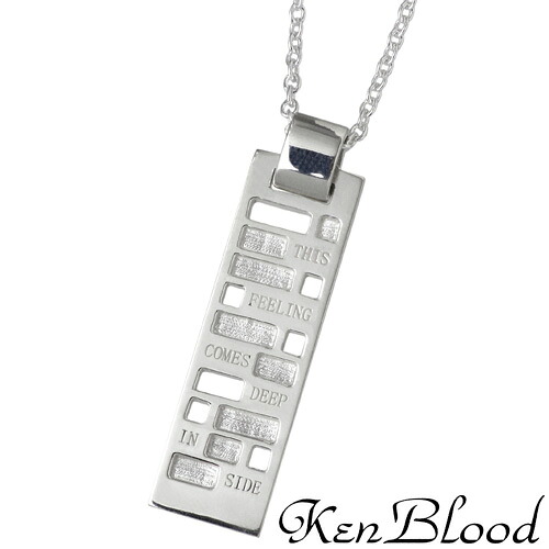 ケンブラッド KEN BLOOD メッセージ シルバー ネックレス アクセサリー シルバー925 スターリングシルバー KB-KP-146｜Baby・Sies（ベイビー・シーズ）