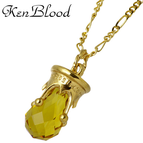 ケンブラッド KEN BLOOD クラウンキュービック シルバー ネックレス アクセサリー ゴールド シルバー925 スターリングシルバー KB-KP-305GD