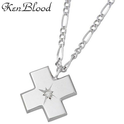 【ポイント2倍！マラソン期間中】 ケンブラッド KEN BLOOD シルバー ネックレス アクセサリー ダイヤモンド シャイン メンズ シルバー925 スターリングシルバー KP-364P