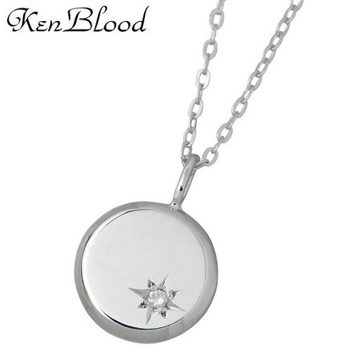 【ポイント2倍！20日まで！】 ケンブラッド KEN BLOOD シルバー ネックレス アクセサリー ダイヤモンド シャイン メンズ シルバー925 スターリングシルバー KP-365P