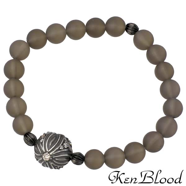 ケンブラッド KEN BLOOD スモーキークオーツ シルバー ブレスレット アクセサリー シルバー925 スターリングシルバー KP-380SM