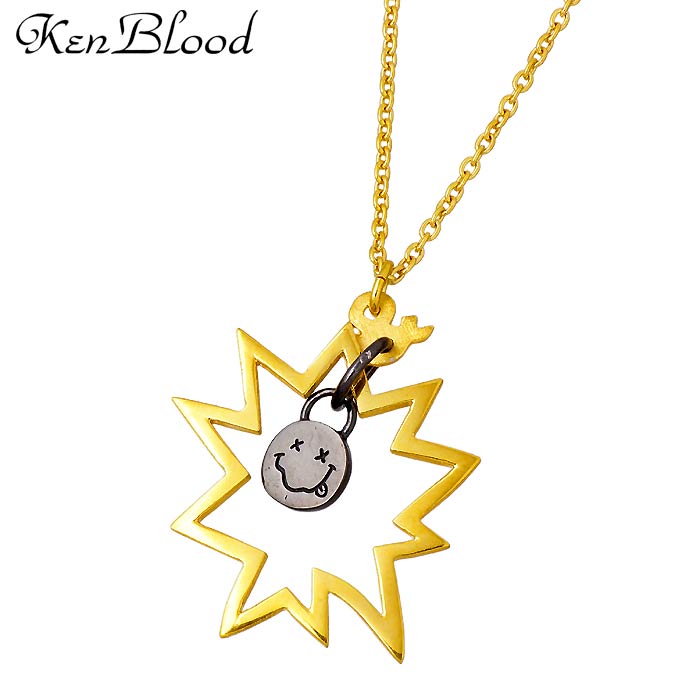 ケンブラッド KEN BLOOD THE TELL シルバー ネックレス アクセサリー メンズ ゴールド ブラック KP-420｜Baby・Sies（ベイビー・シーズ）