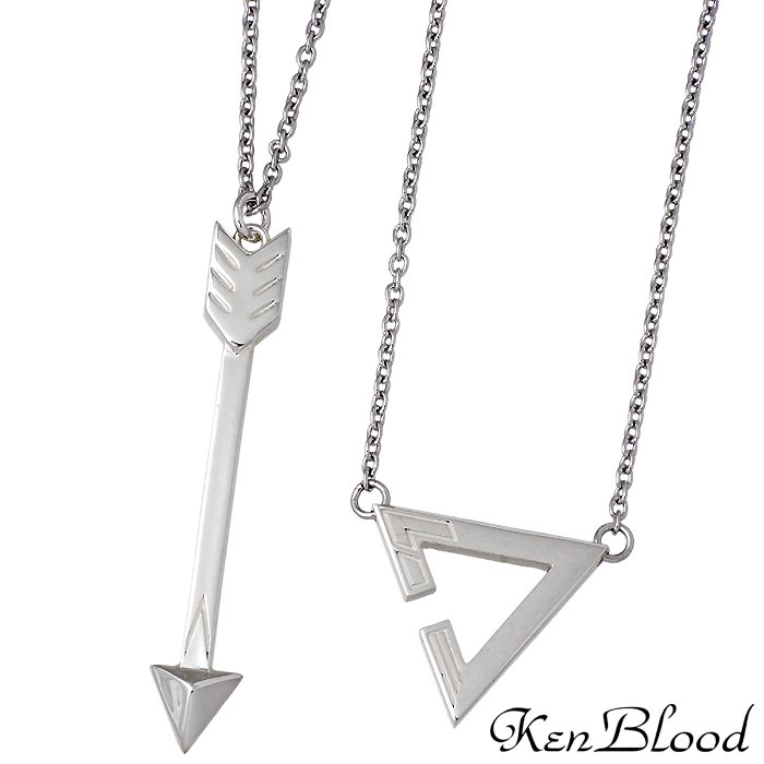 ケンブラッド KEN BLOOD シルバー ペア ネックレス アクセサリー ARROW & TRIANGLE KP-468
