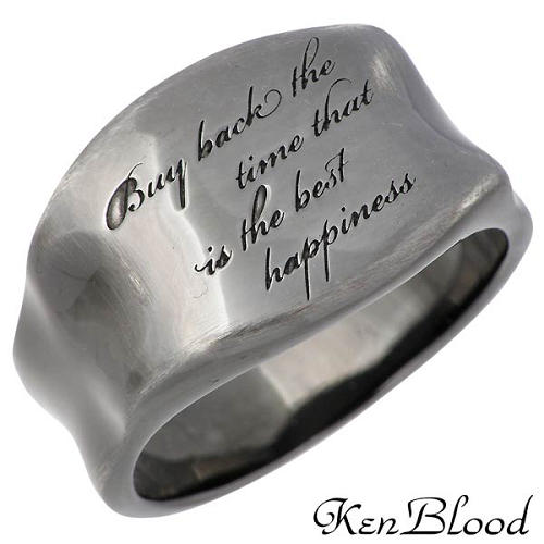 【ポイント2倍！20日まで！】 ケンブラッド KEN BLOOD コンシャス シルバー リング ブラック 指輪 アクセサリー 9～23号 シルバー925 スターリングシルバー KR-228BK