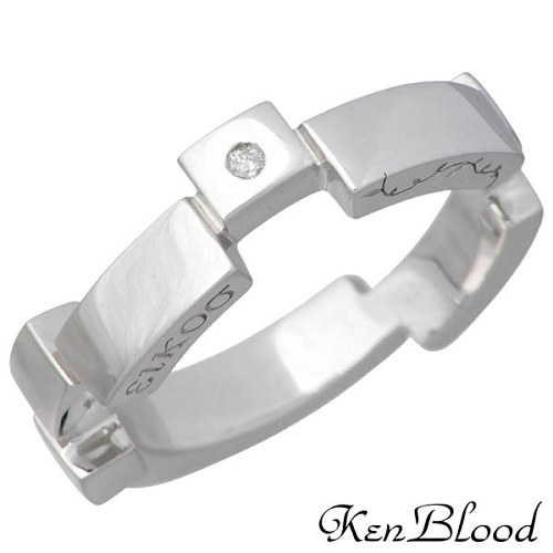 【ポイント2倍！20日まで！】 ケンブラッド KEN BLOOD レシプロカル ラブ シルバー リング ダイヤモンド 指輪 アクセサリー 12～23号 シルバー925 スターリングシルバー KR-232SV