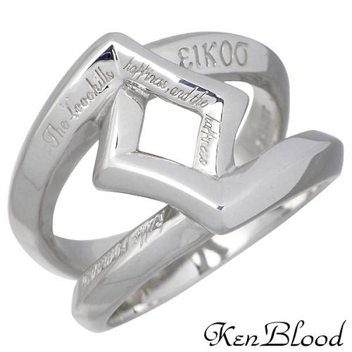 【ポイント2倍！20日まで！】 ケンブラッド KEN BLOOD クロス ローズ シルバー リングB 指輪 アクセサリー 9～19号 シルバー925 スターリングシルバー KR-245B-SV