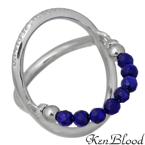 【ポイント2倍！20日まで！】 ケンブラッド KEN BLOOD シルバー リング ラピスラズリ 指輪 アクセサリー 7～17号 シルバー925 スターリングシルバー KR-255-SV