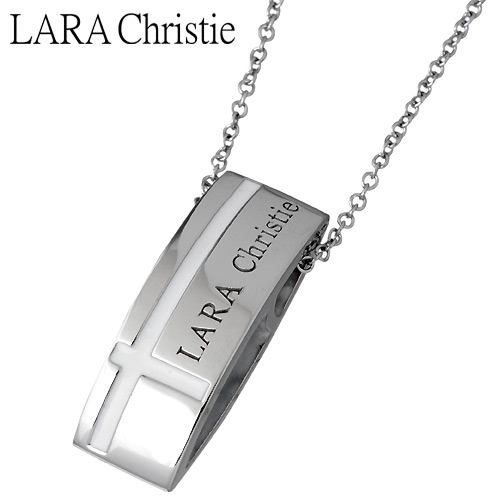 【ポイント2倍！マラソン期間中！】 ララクリスティー LARA Christie マリン クロス シルバー ネックレス アクセサリー WHITE Label シルバー925 スターリングシルバー LA-P3119-W
