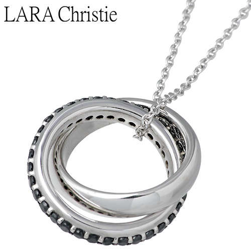 【ポイント2倍！マラソン期間中】 ララクリスティー LARA Christie メビウス シルバー ネックレス アクセサリー BLACK Label シルバー925 スターリングシルバー LA-P3884-B