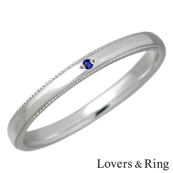 【ポイント2倍！マラソン期間中】 ラバーズリング Lovers & Ring 刻印可能 K10 ホワイトゴールド リング ストーン メンズ 指輪 アクセサリー 5～23号 LSR-0657WG