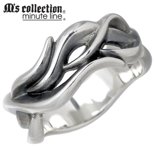 【ポイント2倍！マラソン終了まで】 エムズコレクション M's collection シルバー リング メンズ 15～21号 指輪 アクセサリー シルバー925 スターリングシルバー RYO-009｜Baby・Sies（ベイビー・シーズ） 19,008円
