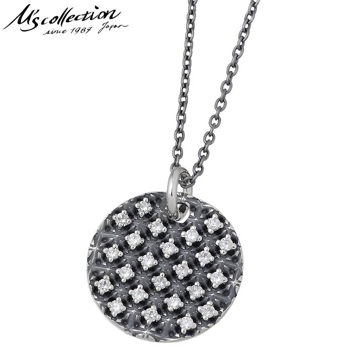 エムズ コレクション M's collection コインメレ シルバー ネックレス メンズ レディース キュービック シルバーアクセサリー アクセ ギフト プレゼント XP-164