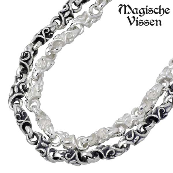 【ポイント2倍！マラソン終了まで】 マジェスフィッセン Magische Vissen シルバー ペア ブレスレット アクセサリー シルバー925 スターリングシルバー OZX-018-P｜Baby・Sies（ベイビー・シーズ）