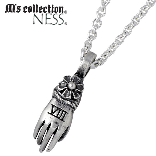 【ポイント2倍！マラソン期間中！】 エムズコレクション M's collection ハンド シルバー ペンダントトップ アクセサリー フラワー シルバー925 スターリングシルバー LT-070-TOP