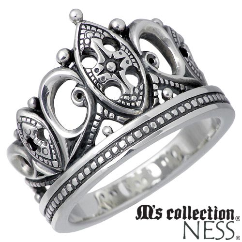 【ポイント2倍!マラソン終了まで】 エムズコレクション M's collection クラウン シルバー リング メンズ 15~21号 王冠 指輪 アクセサリー シルバー925 スターリングシルバー MC-635|Baby・Sies(ベイビー・シーズ)