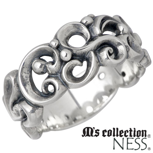 【ポイント2倍！マラソン終了まで】 エムズコレクション M's collection シルバーアクセサリー リング シルバー925 シルバーアクセ シルバー 9～15号 指輪 アクセサリー スターリングシルバー MC-722 silver925｜Baby・Sies（ベイビー・シーズ）