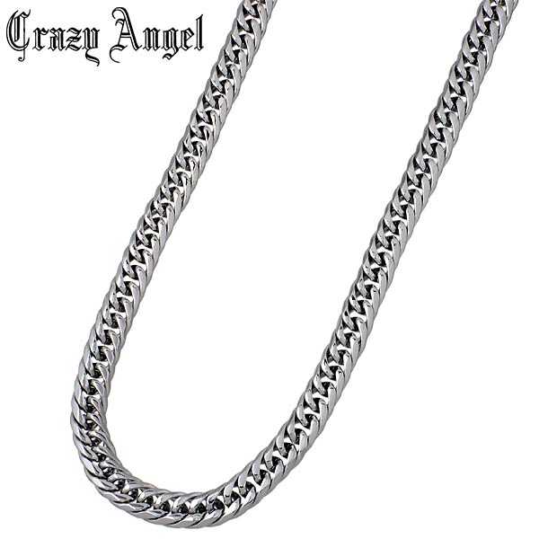 クレイジー エンジェル Crazy Angel 6面Ｗキヘイ ステンレス316L ネックレス アクセサリー メンズ 6.5mm/50cm CA-971