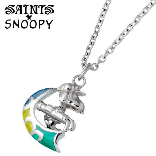 【ポイント2倍!マラソン終了まで】 セインツ スヌーピー SAINTS x SNOOPY ゴルフ シルバー ネックレス アクセサリー シルバー925 スターリングシルバー SNPY-N-10|Baby・Sies(ベイビー・シーズ)