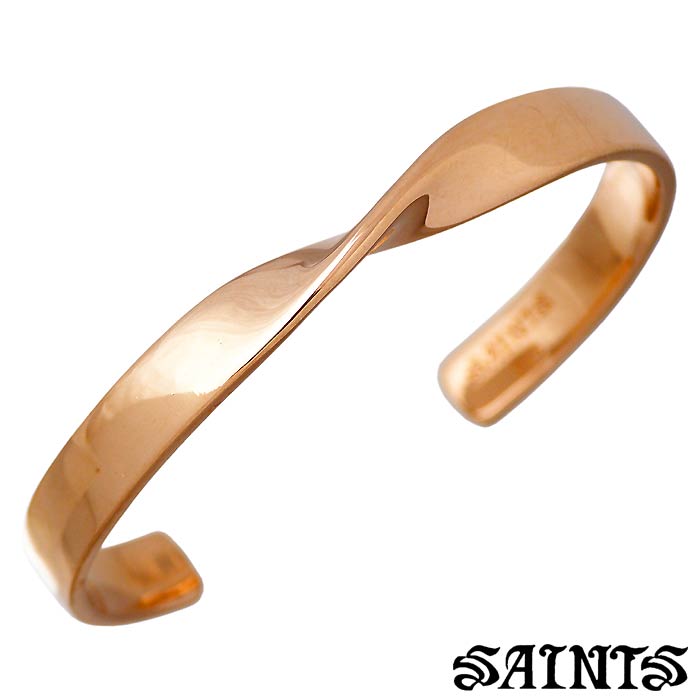 セインツ SAINTS ツイスト シルバー バングル アクセサリー ブレスレット アクセサリー レディース SSB-705F