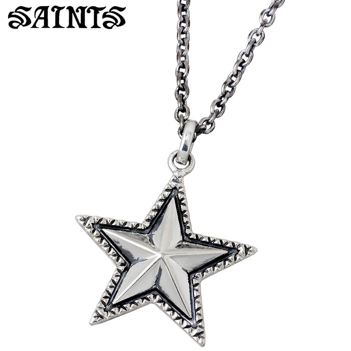 安心の定価販売 セインツ Saints スター シルバー ネックレス アクセサリー メンズ 星 Ssp 701 絶対一番安い Mercerie Restaurant