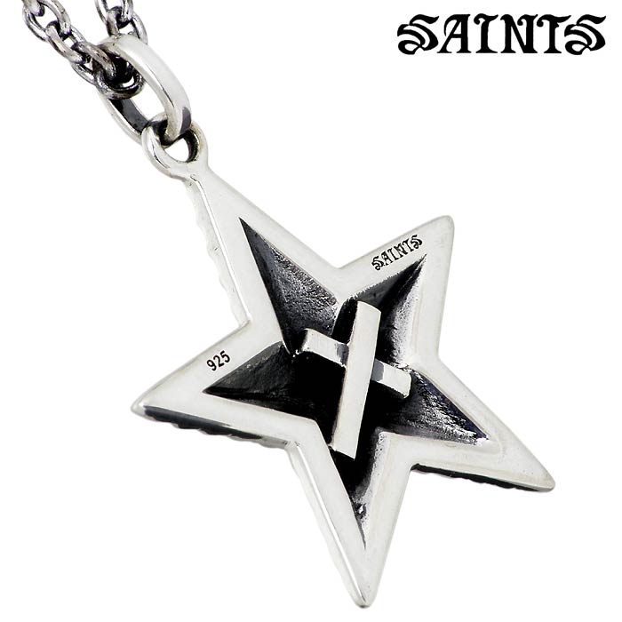 セインツ SAINTS スター シルバー ネックレス アクセサリー メンズ 星