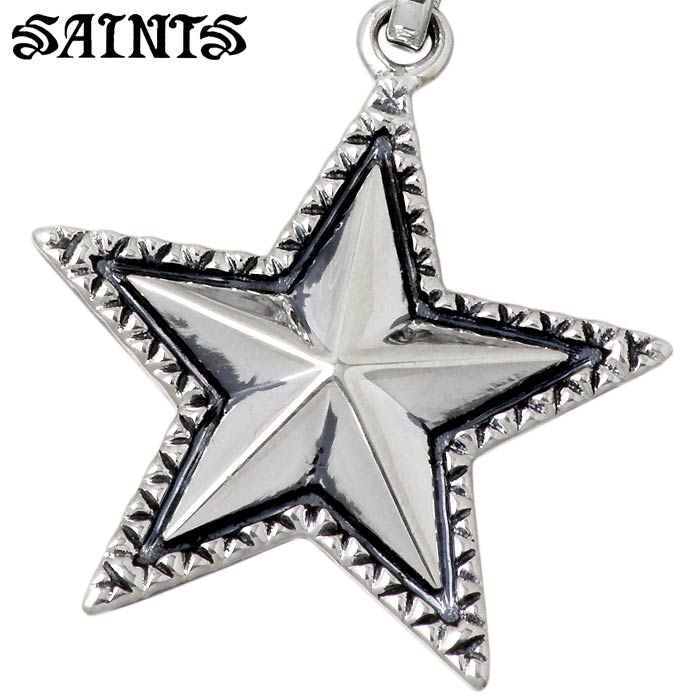 セインツ SAINTS スター シルバー ネックレス アクセサリー メンズ 星