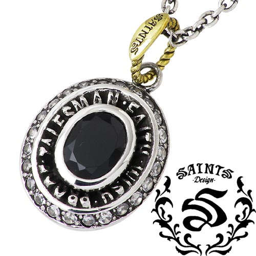 【ポイント2倍！マラソン期間中】 セインツ SAINTS セインツ08 カレッジ シルバー ネックレス アクセサリー シルバー925 スターリングシルバー SSP8-96