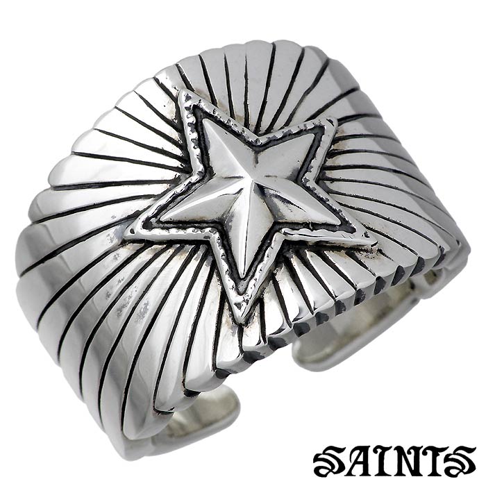 セインツ SAINTS ネイティブスター シルバー リング メンズ 指輪 アクセサリー SSR-706
