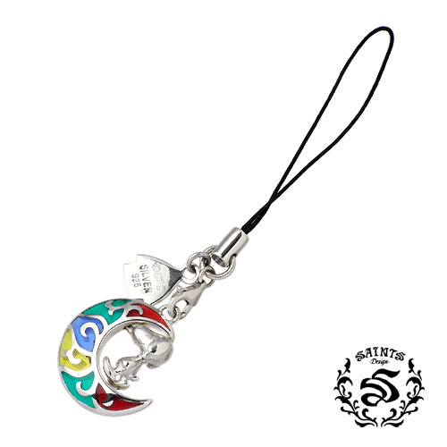 【ポイント2倍！マラソン終了まで】 セインツ スヌーピー SAINTS x SNOOPY ムーン シルバーストラップ シルバー925 スターリングシルバー SNPY-K-03｜Baby・Sies（ベイビー・シーズ）