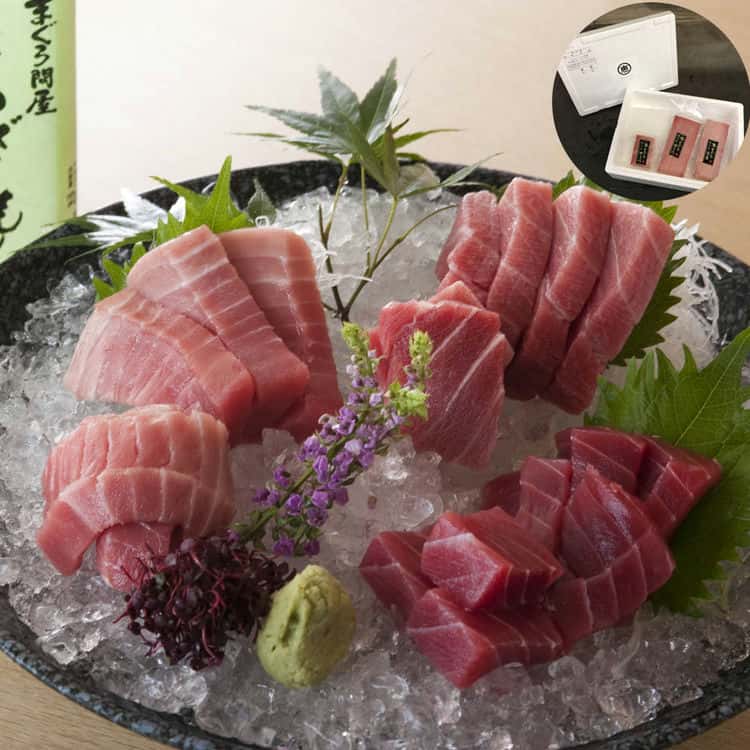 【ポイント2倍！20日まで！】 神奈川 三浦三崎 本まぐろ詰合せ 大トロ100gx1 中トロ200gx1 赤身200gx1 まぐろ故郷 三浦三崎港 より まぐろ問屋が選んだ本まぐろの詰合せを産地直送にてお届け ご進物 ギフト 贈り物に
