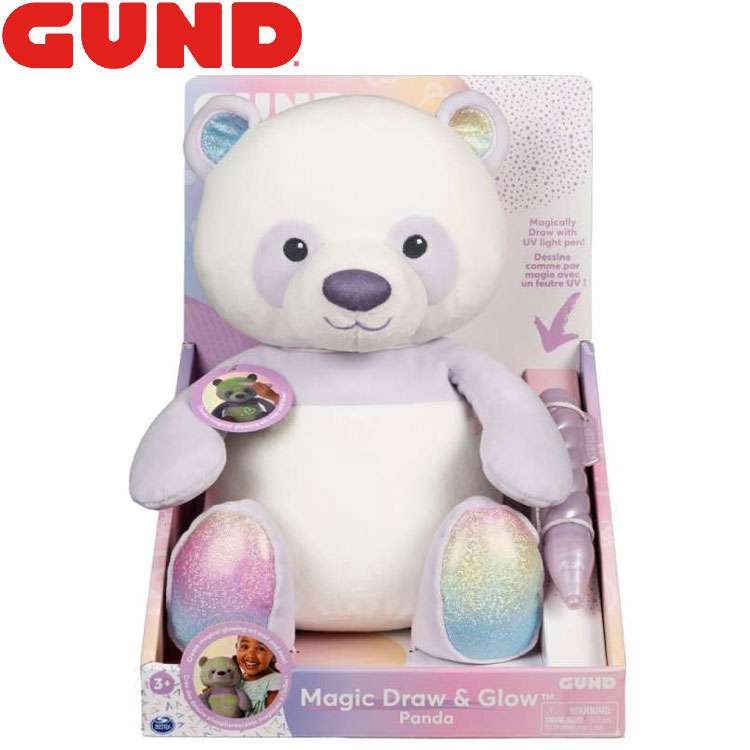 GUND ガンド ぬいぐるみ マジック ドロウ グロウ パンダ ぱんだ 大熊猫 Panda お絵描き 知育玩具 人気 ブランド ギフト 贈り物 プレゼントに 対象年齢 3才以上 6063372
