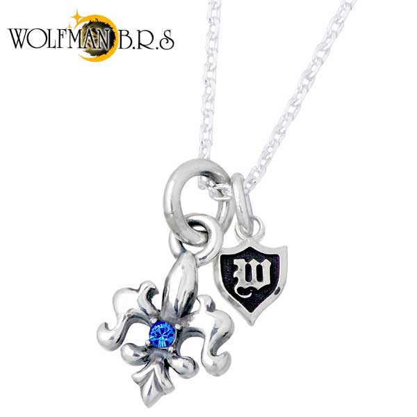 【ポイント2倍！マラソン期間中！】 ウルフマンB.R.S WOLFMAN B.R.S カットアウト フレアチャーム シルバー ネックレス アクセサリー シルバー925 スターリングシルバー WO-P-105