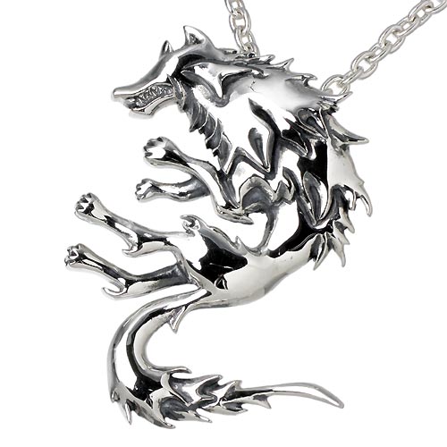 ウルフマンB.R.S WOLFMAN B.R.S ホワイトファング ウルフ シルバー ペンダントトップ アクセサリー チェーン別売り シルバー925 スターリングシルバー WO-P-128