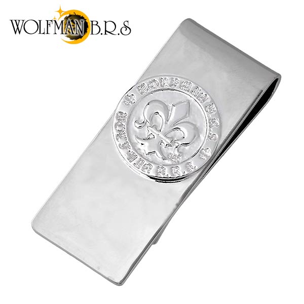 【21日までポイント5倍！】 ウルフマンB.R.S WOLFMAN B.R.S マネークリップ ブレード&ロゴ メンズ WO-MC-14 楽天市場】ウルフマンB.R.S WOLFMAN B.R.S マネークリップ ブレード