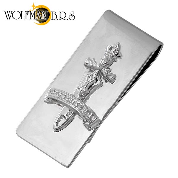 【21日までポイント5倍！】 ウルフマンB.R.S WOLFMAN B.R.S マネークリップ ブレード&ロゴ メンズ WO-MC-14 楽天市場】ウルフマンB.R.S WOLFMAN B.R.S マネークリップ ブレード