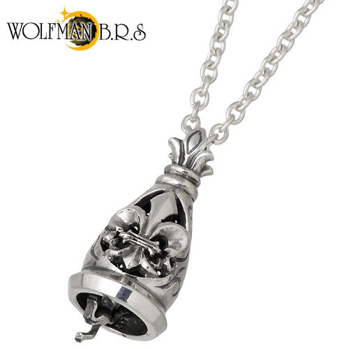 ウルフマンB.R.S WOLFMAN B.R.S セイント リリーベル シルバー ネックレス アクセサリー チェーン付き シルバー925 スターリングシルバー WO-P-182CL60｜Baby・Sies（ベイビー・シーズ）