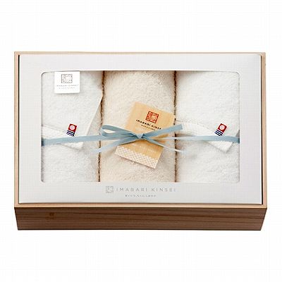 【ポイント3倍】imabari towel 今治タオル 今治謹製 木箱入り オーガニックコットンタオルセット 【出産内祝い 内祝い 御祝い お祝い返し お返し 返礼】【ギフトセット タオルギフト 国産タオル】【結婚内祝い 入学内祝い 新築内祝い 快気祝い】【送料込み 送料無料】