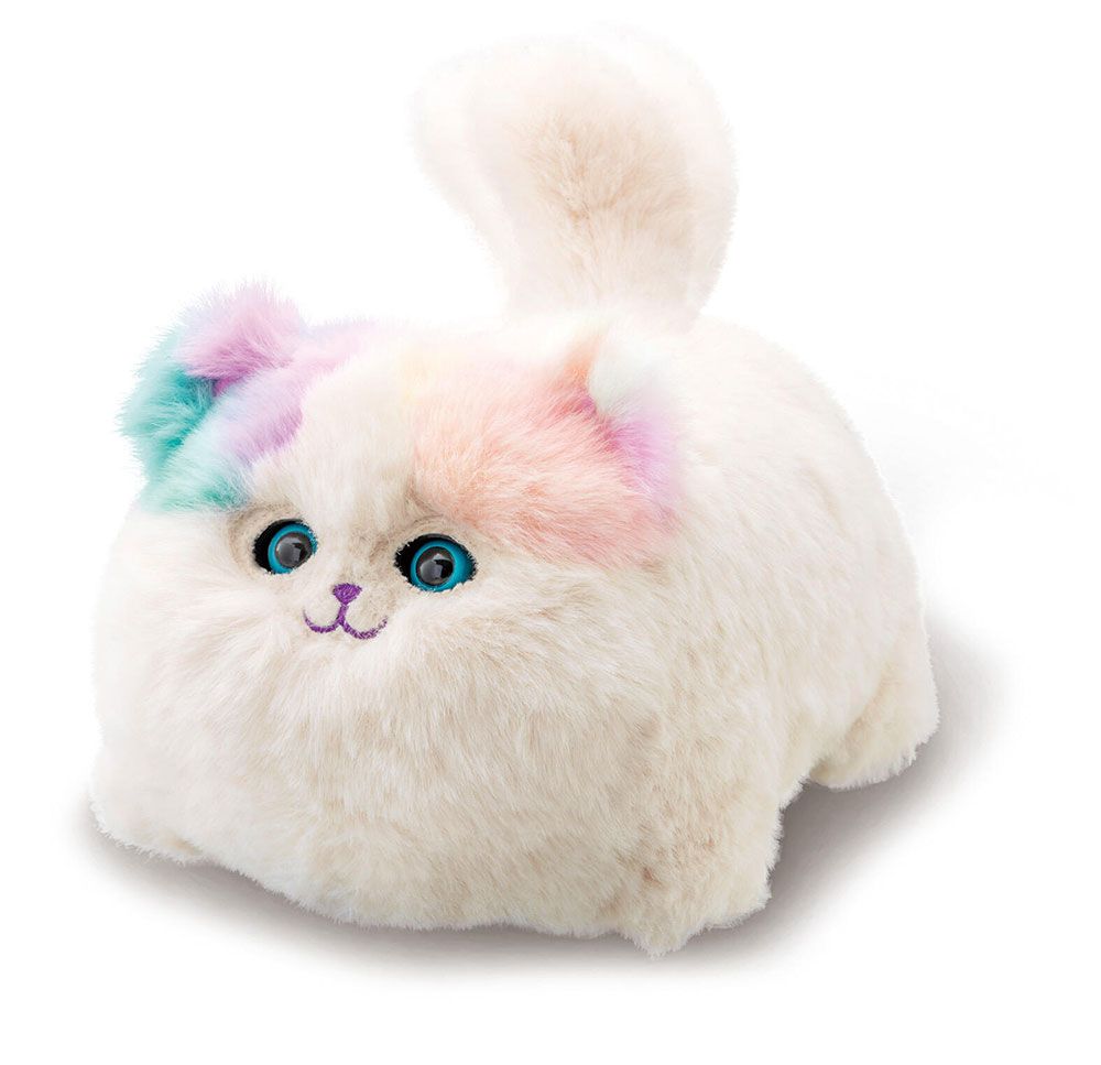 パジャマ着てる可愛い猫のあみぐるみ　もふもふ　約 30cm ぬいぐるみ　手作り 41489-240-