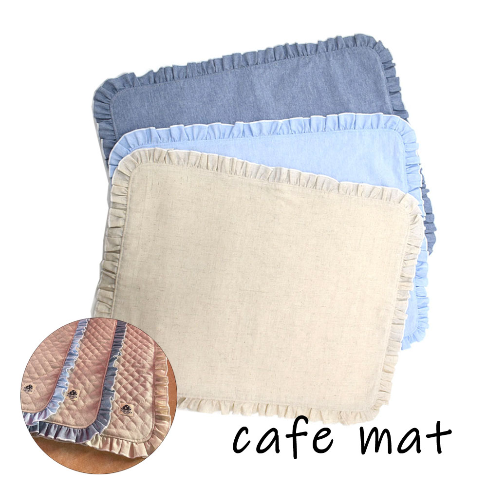 ひな様✨御専用カフェマット（5枚） 真多呂人形「春桜立雛セット」 - 伽楠（かなん）