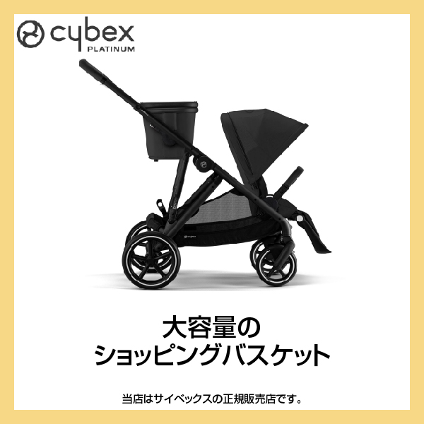 サイベックス（Cybex）ガゼルS（ムーンブラック）GazelleS／バスケット