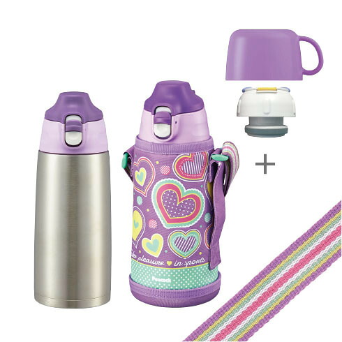 楽天市場 2way 水筒 子供 800ml コップ付き 直飲み ステンレスボトル ピーコック Asg W81avh ウービルストア