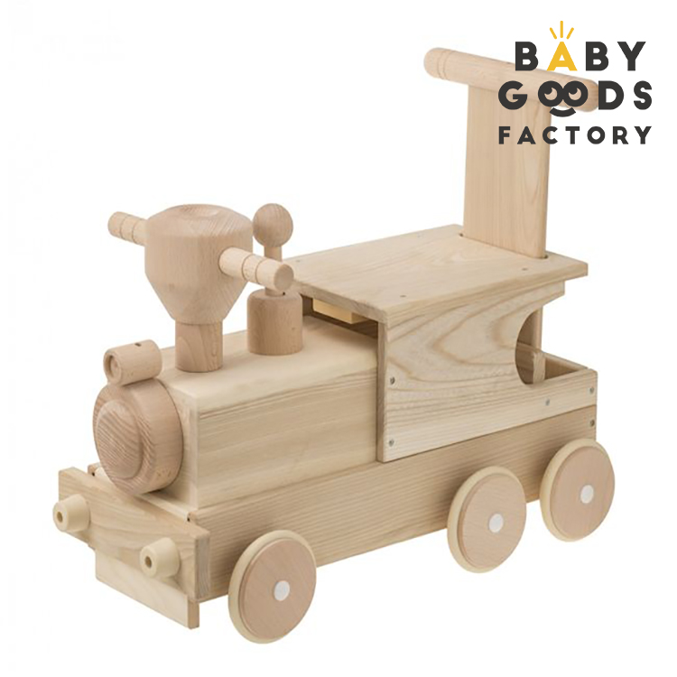 森のビッグ機関車 日本製 汽笛が鳴る 木のおもちゃ 木製おもちゃ 大型 車 知育玩具 知育 足けり乗用玩具 手押し車 乗り物 押車 ベビーウォーカー つかまり立ち 赤ちゃん 一歳 二歳 天然木 平和工業 Umu Ac Ug