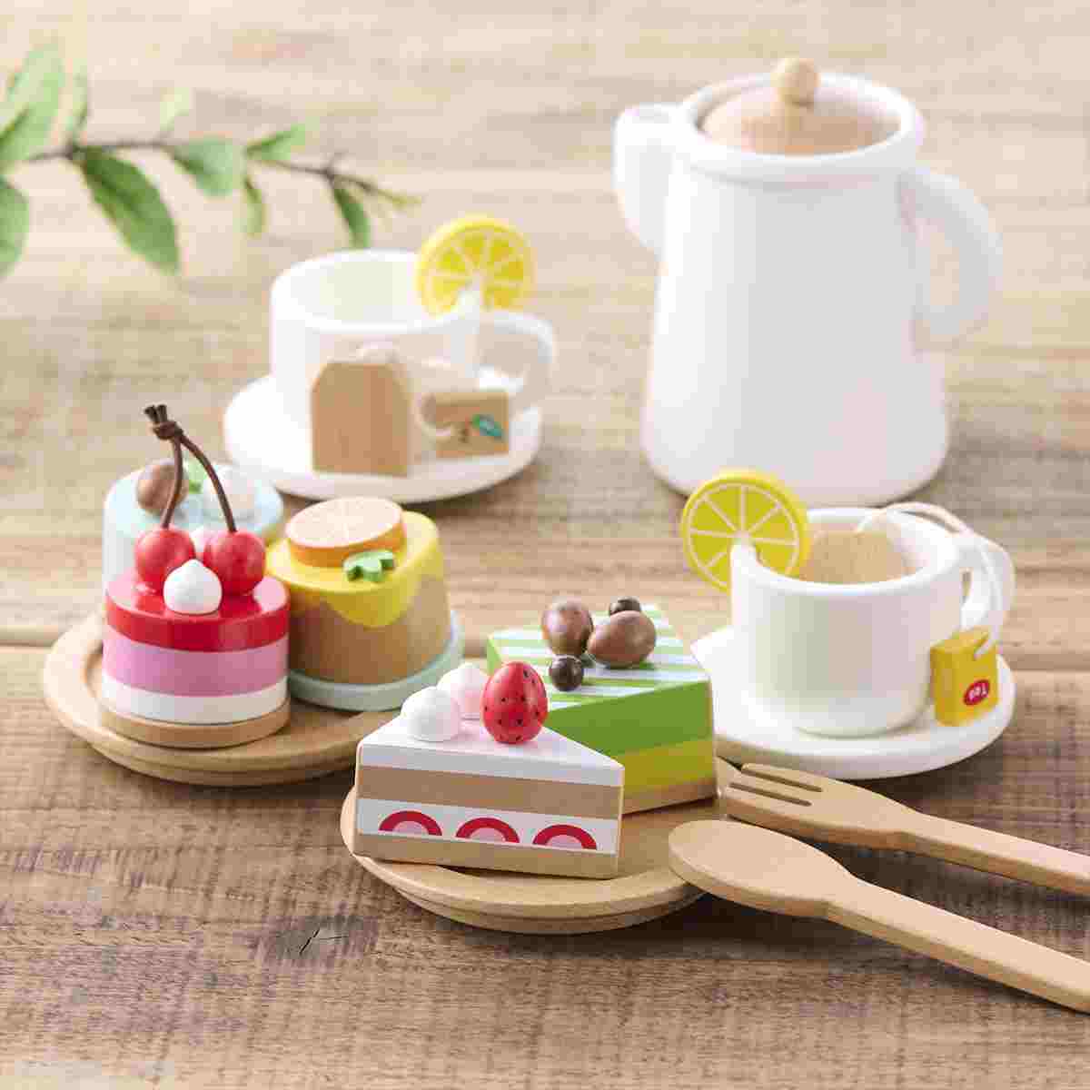 Sweet little chef 木製ままごと プチケーキセット 木のおもちゃ