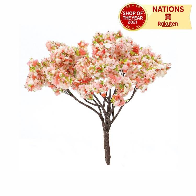 楽天市場】ジオラマ nゲージ ミニチュア モデル 桜 並木 お花見