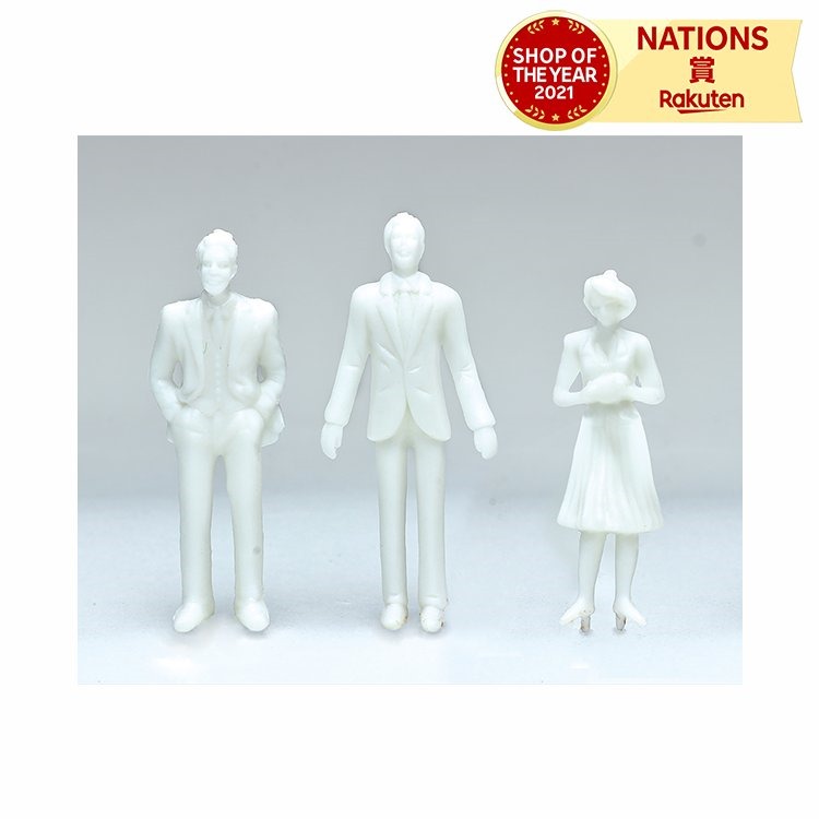 楽天市場】ジオラマ模型 人物(塗装無) 1/150 10個 1セット入 / 人 人間