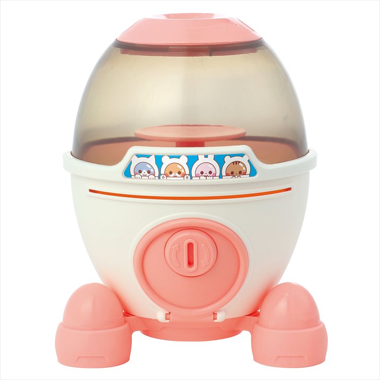 ロケットちょきんばこ ピンク 貯金箱 男の子 女の子 ロケット型 青 ブルー マネーバンク 鍵付き お金 お年玉 コインバンク ミニ金庫 子供 幼児 幼稚園 保育園画像