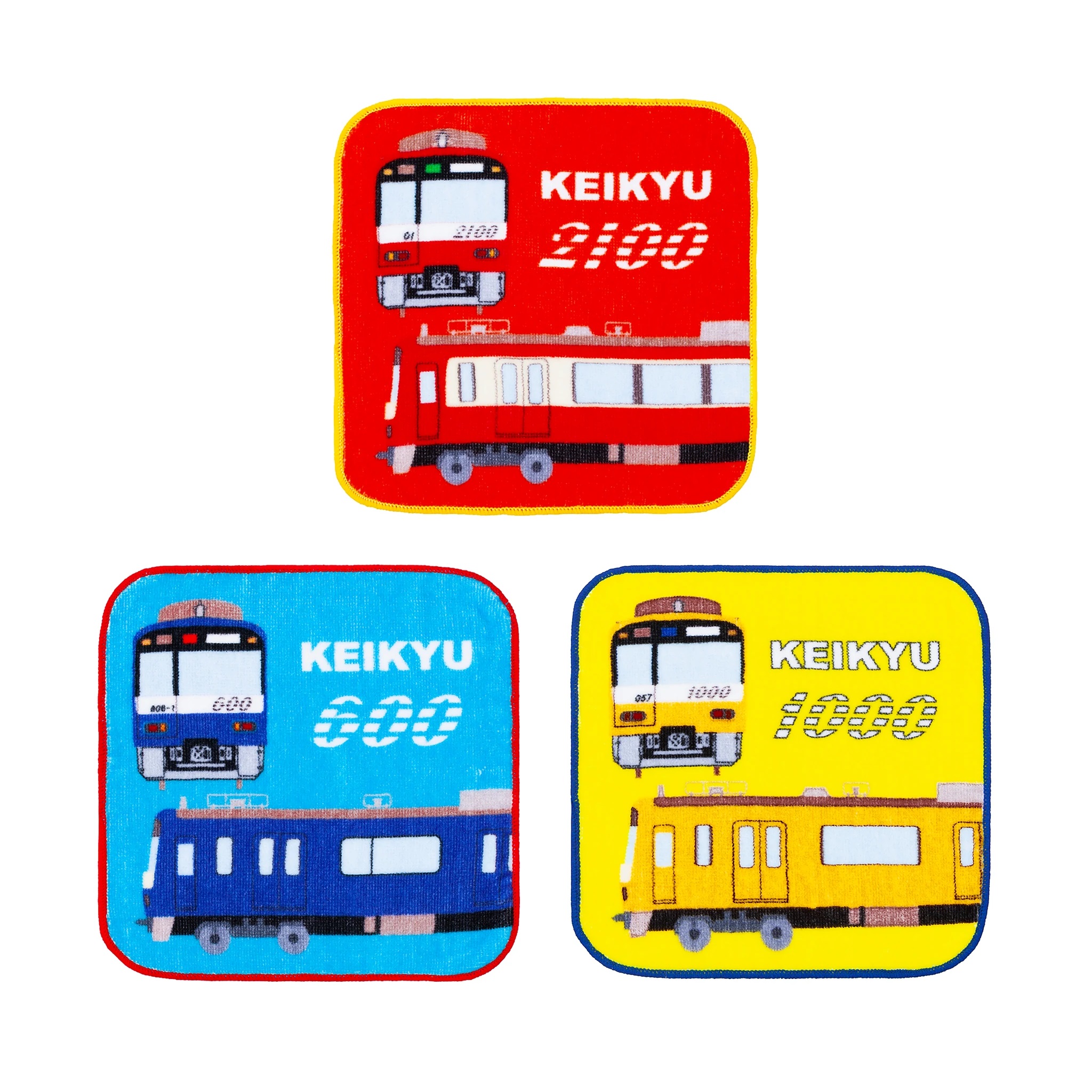 T ポイント5倍 ミニタオル 電車 京急2100形 京急600形 京急1000形 ３枚セット かっこいい かわいい ポポンデッタ 幼稚園 保育園 男の子 女の子 誕生日 クリスマス プレゼント ギフト Www Tonna Com