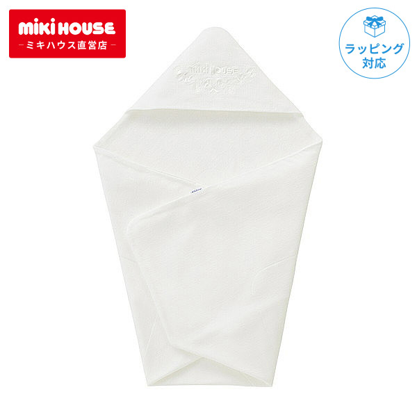 楽天市場】ミキハウス ジャカード織り セレモニー アフガン おくるみ